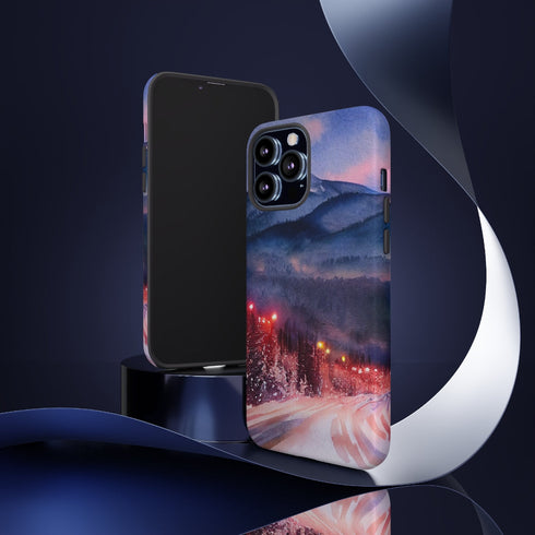 Christmas in Vail Colorado - Impact Resistant Phone Case